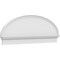 Ekena Millwork Elliptical Smooth Architectural Grade PVC Combination Pediment, 60"W x 21-7/8"H x 2-3/4"P PEDPC060X220ELL00 - alternate 1